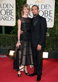 Laura Dern and Ben Harper at the 66th Annual Golden Globe Awards.