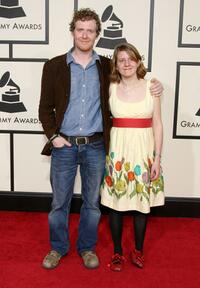 Glen Hansard and Marketa Irglova at the 50th Annual Grammy awards.