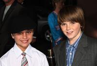 Gattlin Griffith and Devon Conti at the Los Angeles premiere of "The Changeling."