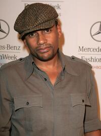 Hill Harper at the Mercedes-Benz Fashion Week.