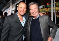 Woody Harrelson and Bob Shaye at the New Line premiere of "Semi-Pro".