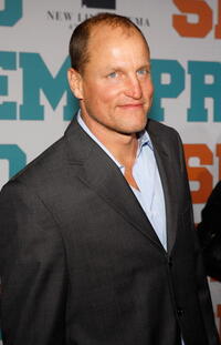 Woody Harrelson at the New Line premiere of "Semi-Pro".