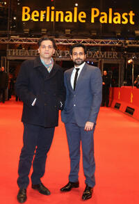 Danis Tanovic and Emraan Hashmi at the premiere of "Dark Blood" during the 63rd Berlinale International Film Festival.