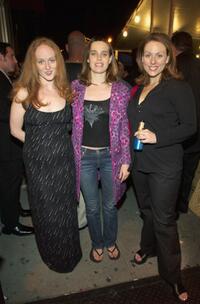 Antonia Bennett, Savannah Haske and Johanna Bennett at the launch party of David Adler's documentary "Mafia New York."