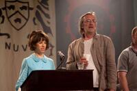 Sally Hawkins and Nigel Cole on the set of "Made in Dagenham."
