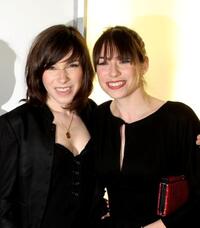 Sally Hawkins and Caroline Martin at the UK premiere of "Happy-Go-Lucky."