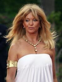 Goldie Hawn at the charity event playing for Good Foundation in Palma de Mallorca, Spain.