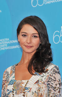 Nicole Grimaudo at the photocall of "Un Giorno Perfetto" during the 65th Venice Film Festival.