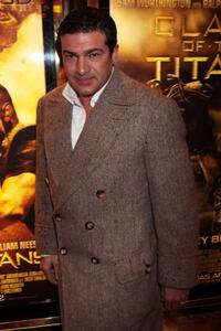 Tamer Hassan at the world premiere of "Clash Of The Titans."