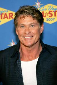 David Hasselhoff at the 2007 NBA All-Star Game.