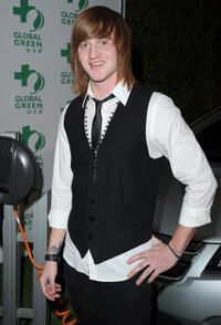 Eddie Hassell at the Global Green USA's 8th Annual pre-Oscar party in California.