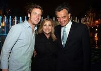 Bret Harrison, Dawn Ostroff and Ray Wise at the CW Television Critics Association Press Tour party.