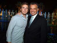 Bret Harrison and Ray Wise at the CW Television Critics Association Press Tour party.