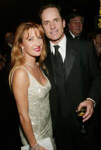 Jane Seymour and Gregory Harrison at the cocktail party of "CBS at 75" Television gala.