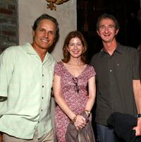 Gregory Harrison, Dana Delany and Mark Richards at the after party of the premiere of "Bustin' Down the Door."