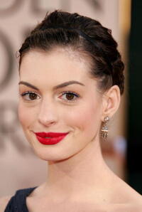 Anne Hathaway at the 63rd Annual Golden Globe Awards.