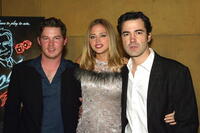 Shawn Hatosy, Estella Warren and Ron Livingston at the premiere of "The Cooler."