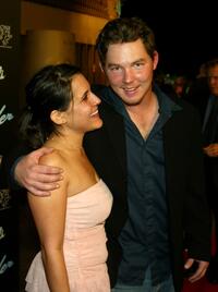 Shawn Hatosy and Lizzy Press at the premiere of "The Cooler."