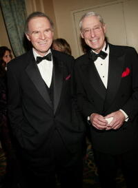 Charles Grodin and Henry Schleiff at the Museum of Television and Radio's annual gala, this year honoring NBC News anchor Tom Brokaw.