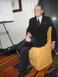 Charles Grodin at the party to celebrate his publication of "If I Only Knew Then".