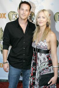 Cole Hauser and Cynthia Daniels at the premiere of "K-Ville."