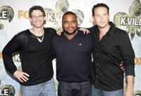 Producer Jonathan Lisco, Anthony Anderson and Cole Hauser at the premiere of "K-Ville."