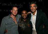 Cole Hauser, Anthony Anderson and Peter Liguori at the after party of "K-Ville" during the 2007 Summer TCA Tour.