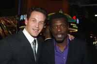 Cole Hauser and Eamonn Walker at the premiere of "Tears of the Sun."