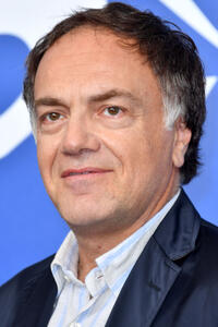 Francesco Acquaroli at the "Suburra, La Serie" photocall during the 74th Venice Film Festival.