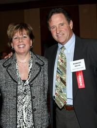 Ilyanne Morden Kichaven and Robert Hays at the Hollywood Chamber of Commerce's Annual Entertainment Industry Luncheon.