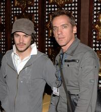 Marc-Andre Grondin and Jean Marc Vallee at the photocall of "Crazy" during the Marrakesh International Film Festival.