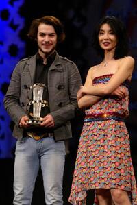 Marc-Andre Grondin and Guest at the 35th Cesar Film Awards 2010.