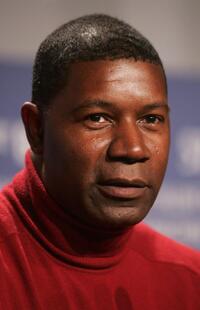 Dennis Haysbert at a press conference of "Goodbye Bafana" during the international Berlinale Film Festival.