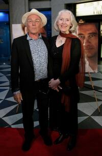 Chris Haywood and Julia Blake at the premiere of "The Boys Are Back."