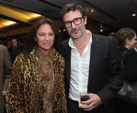 Jacqueline Bisset and Michel Hazanavicius at the after party of California premiere of "The Artist."