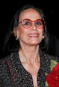 Claudine Auger at the 32nd Cesars French film awards ceremony.