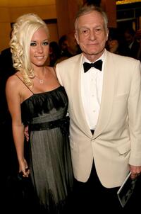 Kendra Wilkinson and Hugh Hefner at the 34th AFI Life Achievement Award tribute to Sir Sean Connery.