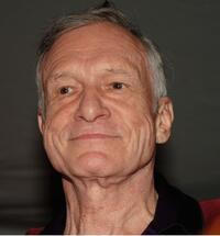 Hugh Hefner at the Gumball 3000 Playboy Mansion Party.