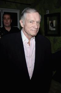 Hugh Hefner at the Launch Party For Vh1's "Celebrity Paranormal Project."