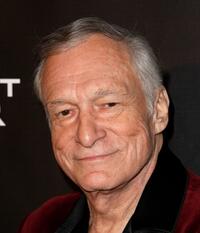 Hugh Hefner at the premiere of "Knight Rider."