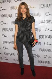 Maya Hazen at the Los Angeles Confidential Magazine and Niche Media's celebration.