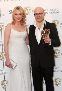 Keeley Hawes and Harry Hill at the British Academy Television Awards 2008.