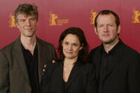 Jakob Eklund, Pernilla August and director Bjorn Runge at the 54th Annual Berlin International Film Festival.