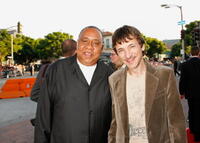 Barry Shabaka Henley and John Hawkes at the premiere of "Miami Vice."