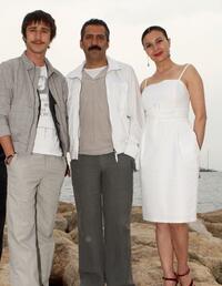 Ahmet Rifat Sungar, Yavuz Bingol and Hatice Aslan at the photocall of "UC Maymum" during the 61st Cannes International Film Festival.