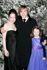 Anna Popplewell, William Moseley and Georgie Henley at the after party of the Royal Film Performance and world premiere of "The Chronicles Of Narnia."