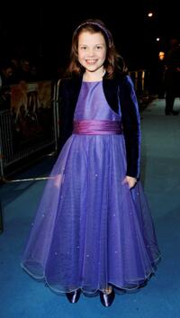 Georgie Henley at the Royal Film Performance and world premiere of "The Chronicles Of Narnia."