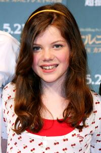 Georgie Henley at the press conference to promote "The Chronicle of Narnia: Prince Caspian."