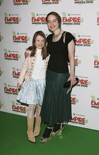 Georgie Henley and Anna Popplewell at the Sony Ericsson Empire Film Awards 2006.
