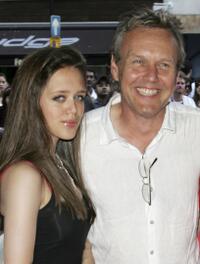 Anthony Head and his Guest at the UK premiere of "Stormbreaker."
